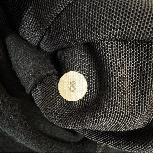 Lululemon Jacket Women’s 8 Black Full Zip Hoodie Remix Scuba Fair Isle Yoga - Picture 9 of 13